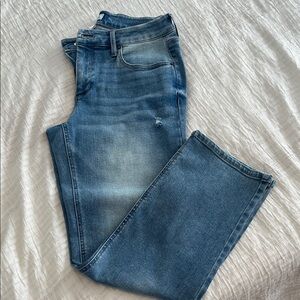 Market & Spruce Women's Straight Leg Blue Jeans